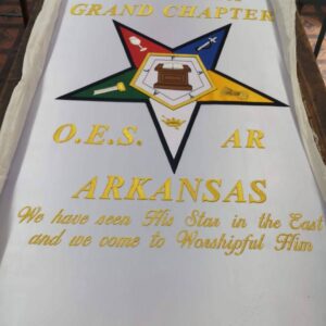 Embroidered ARKANSAS Banner