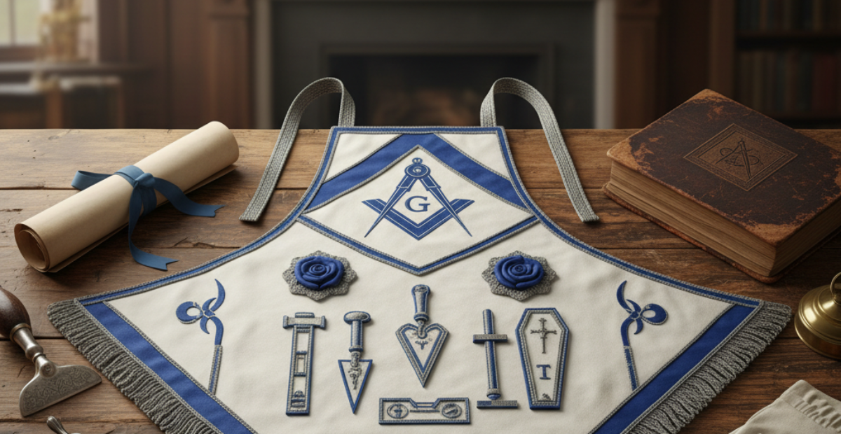You are currently viewing The Masonic Master Mason Apron: History, Meaning, and Symbolism