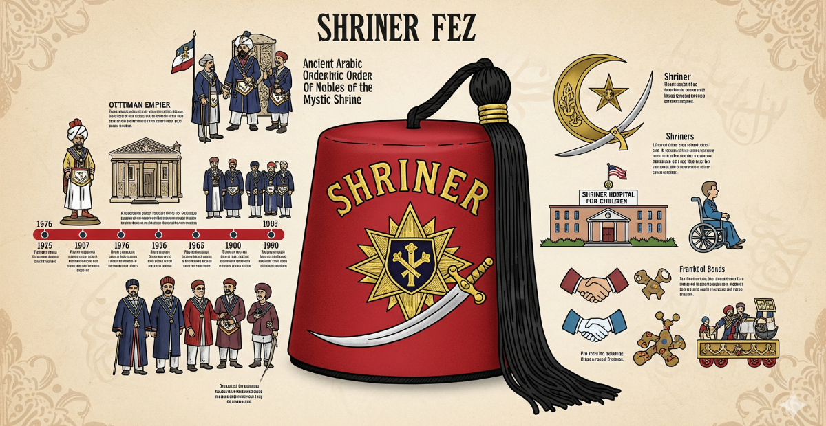 Read more about the article The Shriner Fez: History, Symbolism, and Legacy