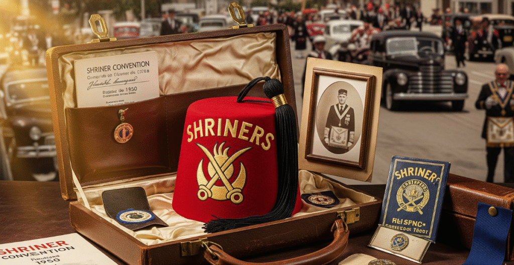 Cultural Significance of a Shriner Fez Case