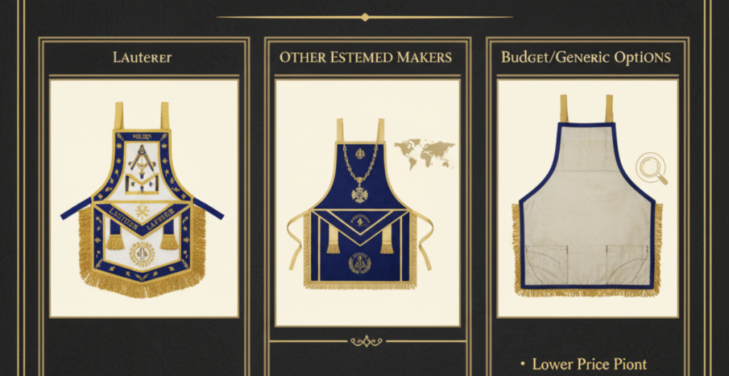 Comparison with Other Regalia Makers