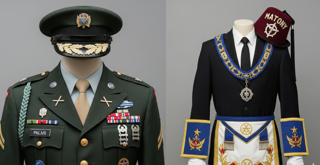 Differences Between Military and Masonic Regalia