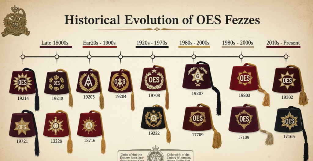 Historical Evolution of OES Fezzes