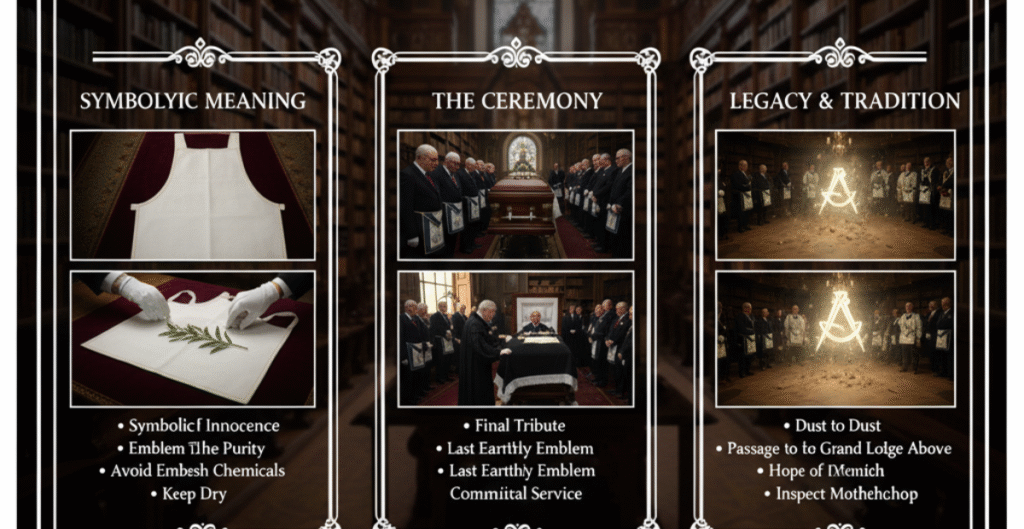 The Apron in Masonic Funerals