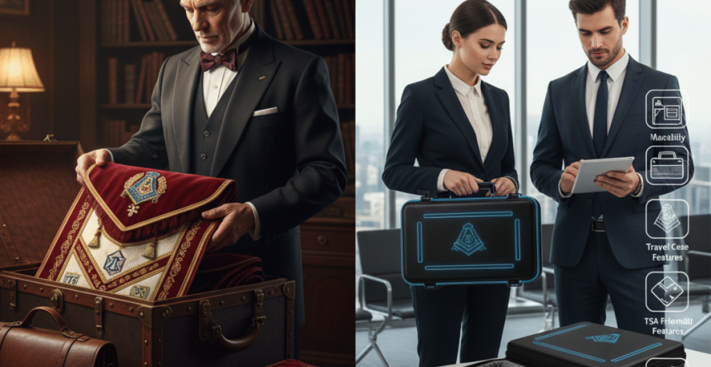 Apron Case Masonic for Travel