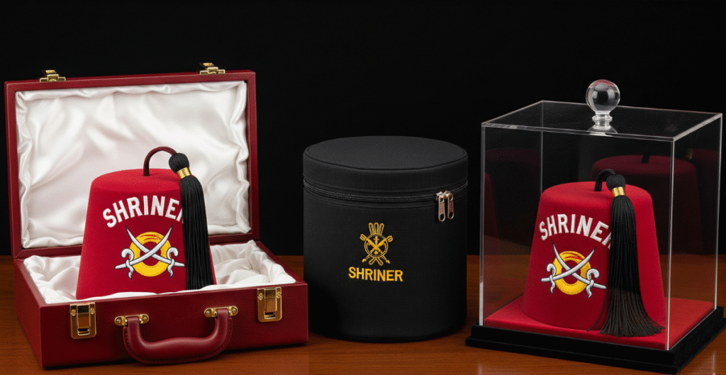 Types of Shriner Fez Cases