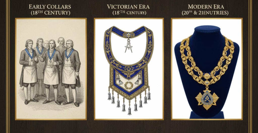 Historical Evolution of Masonic Collars