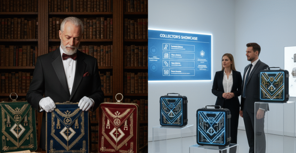 Apron Case Masonic for Collectors