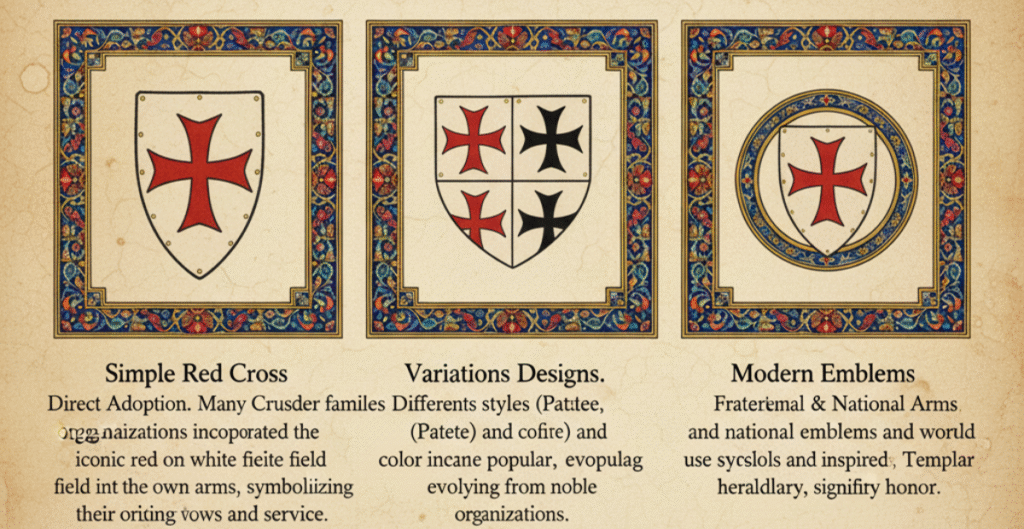 Influence of Templar Regalia on Heraldry