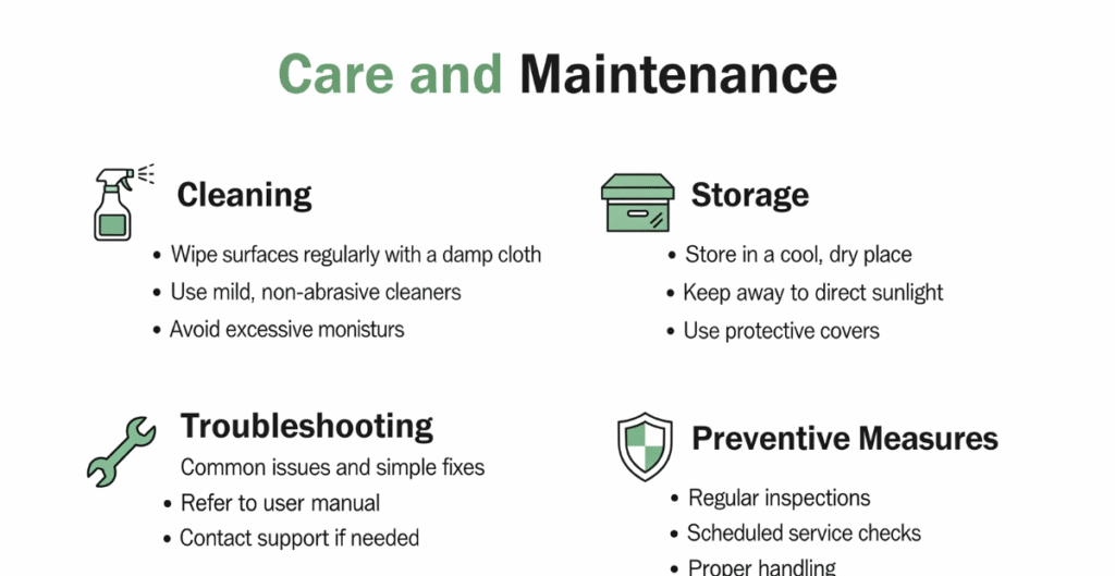 Care and Maintenance