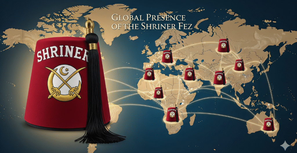 Global Presence of the Shriner Fez