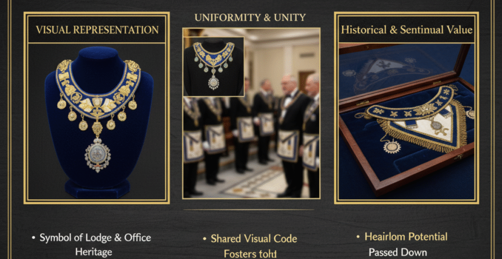 Role of Masonic Collars in Lodge Identity
