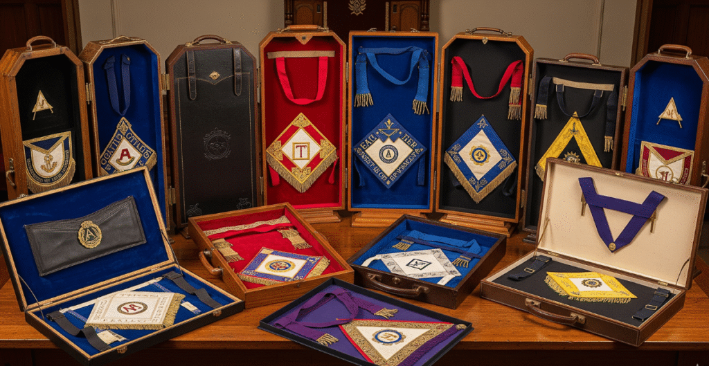 Types of Masonic Apron Cases