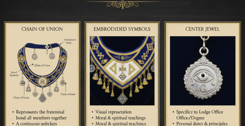 Symbolism and Meaning Behind Masonic Collars