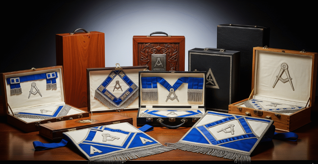 Materials Used in Masonic Apron Cases