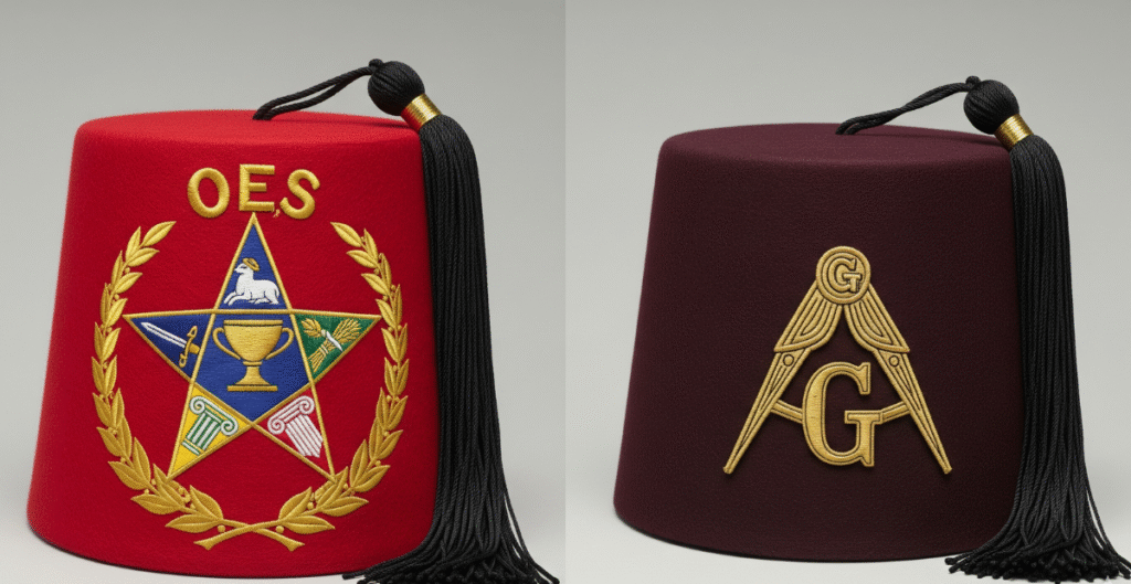 Differences Between OES Fezzes and Other Masonic Fezzes