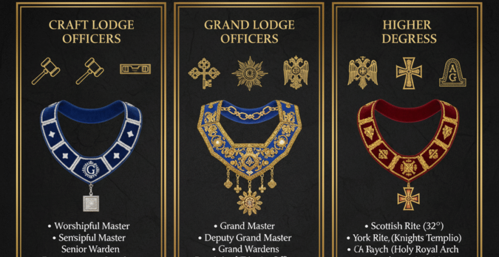 Ranks, Offices, and Their Collars