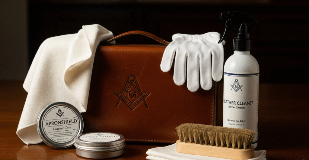 Care and Maintenance of Masonic Apron Cases