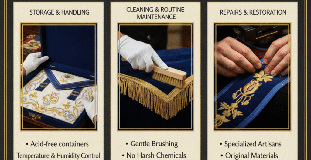 Care, Maintenance, and Preservation of Regalia
