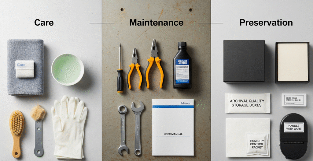 Care, Maintenance, and Preservation