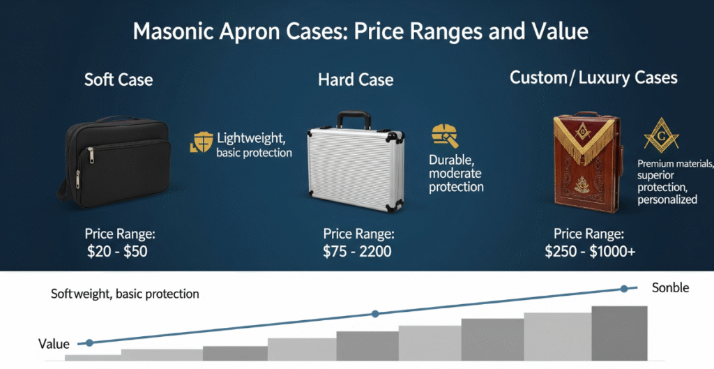 Price Ranges and Value of Masonic Apron Cases