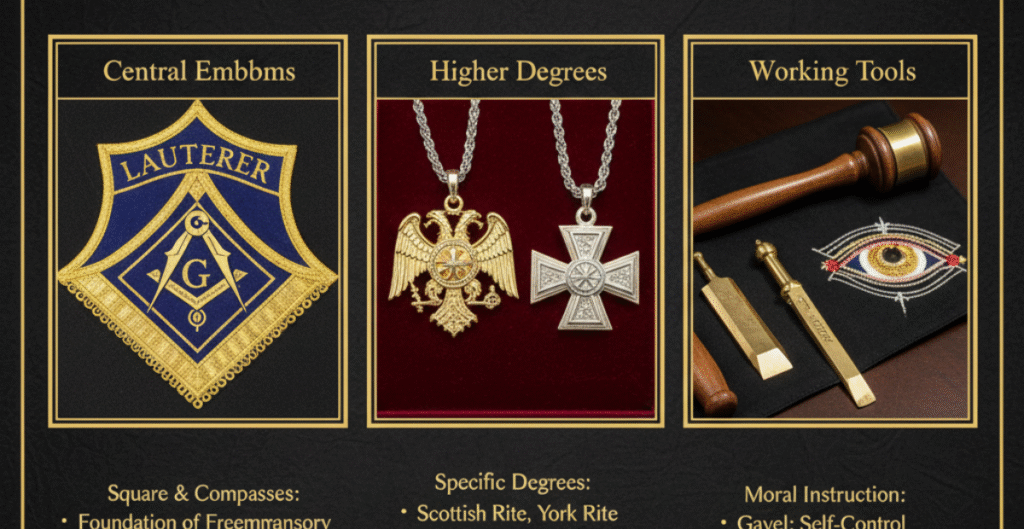 Symbolism in Lautering Masonic Regalia
