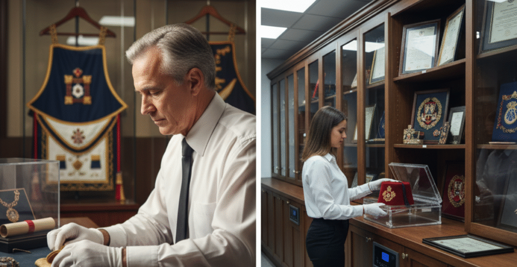 Caring for and Preserving Masonic Accessories