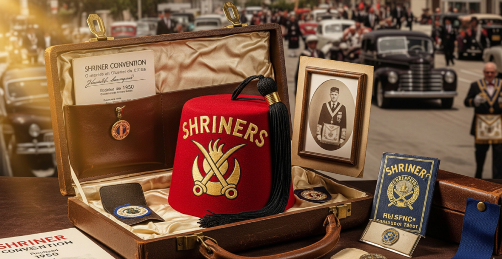 Cultural Significance of a Shriner Fez Case
