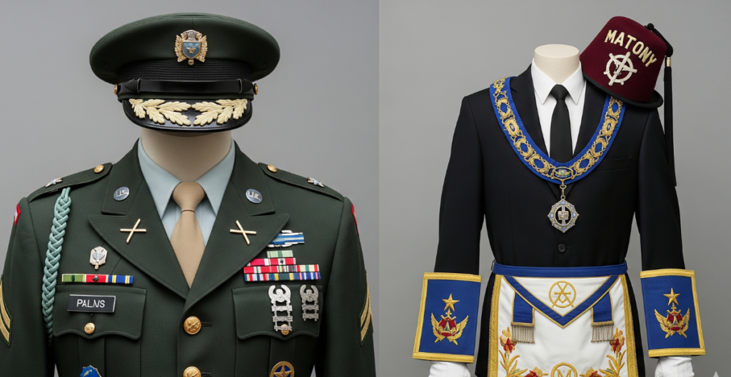 Differences Between Military and Masonic Regalia