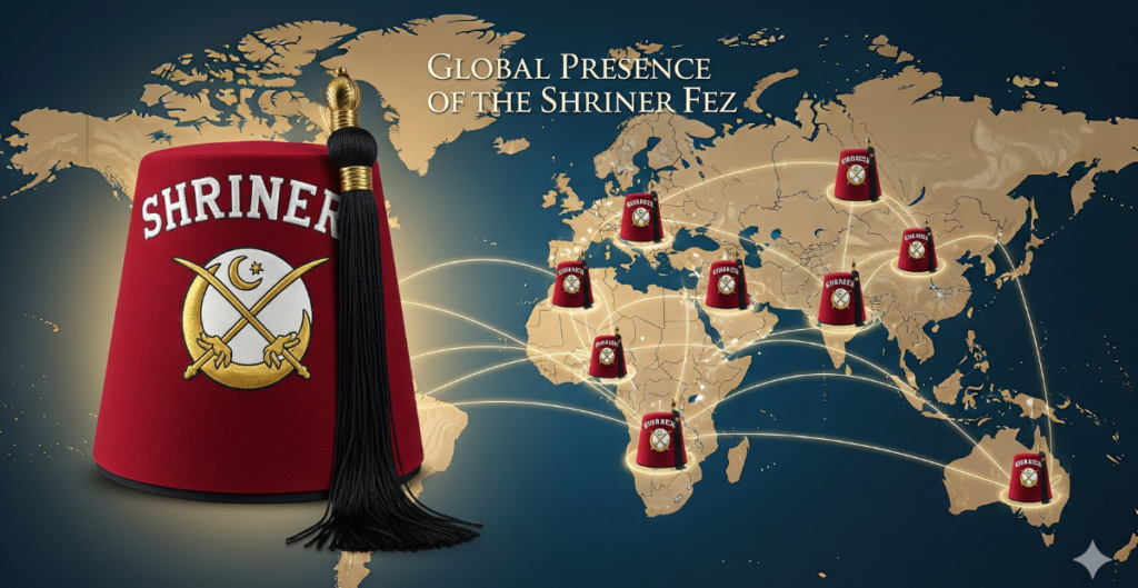 Global Presence of the Shriner Fez