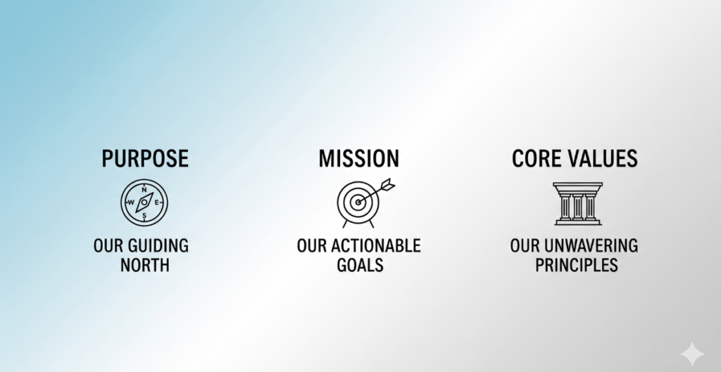 Purpose, Mission, and Core Values