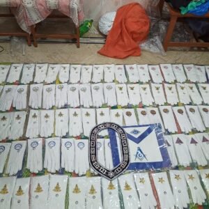 Masonic Chain Collar & Aprons With Bulk Quantity Gloves