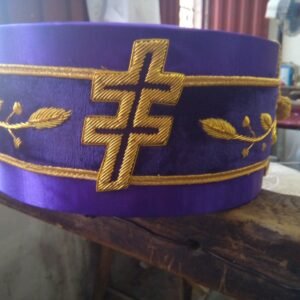 Hand Embroidered Lodge Crown Caps