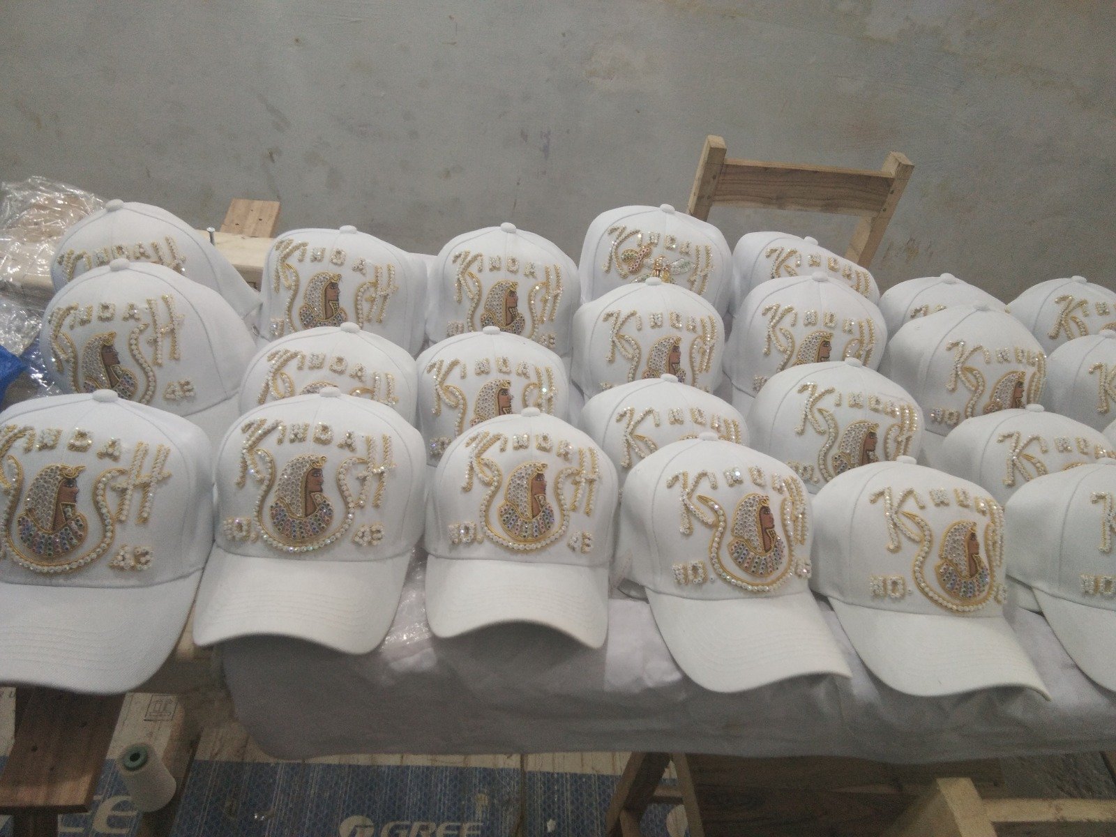 White Color OES Baseball Cap