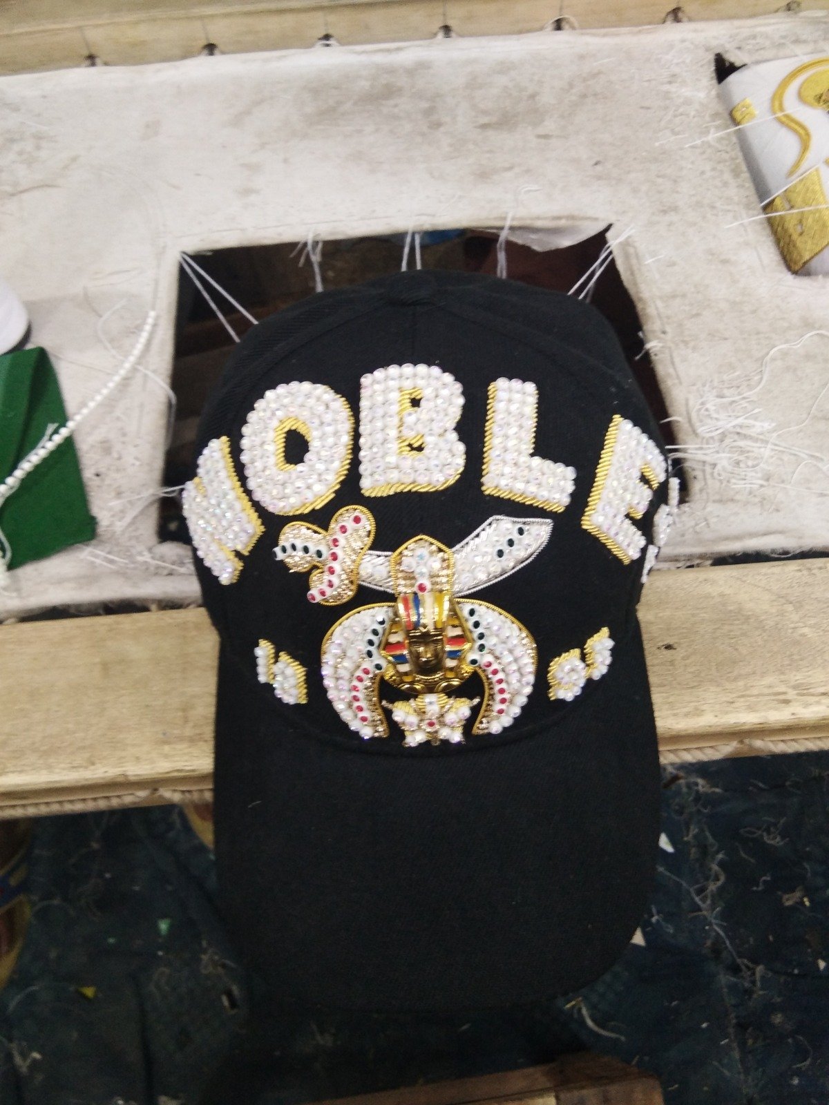 Black OES Baseball Cap